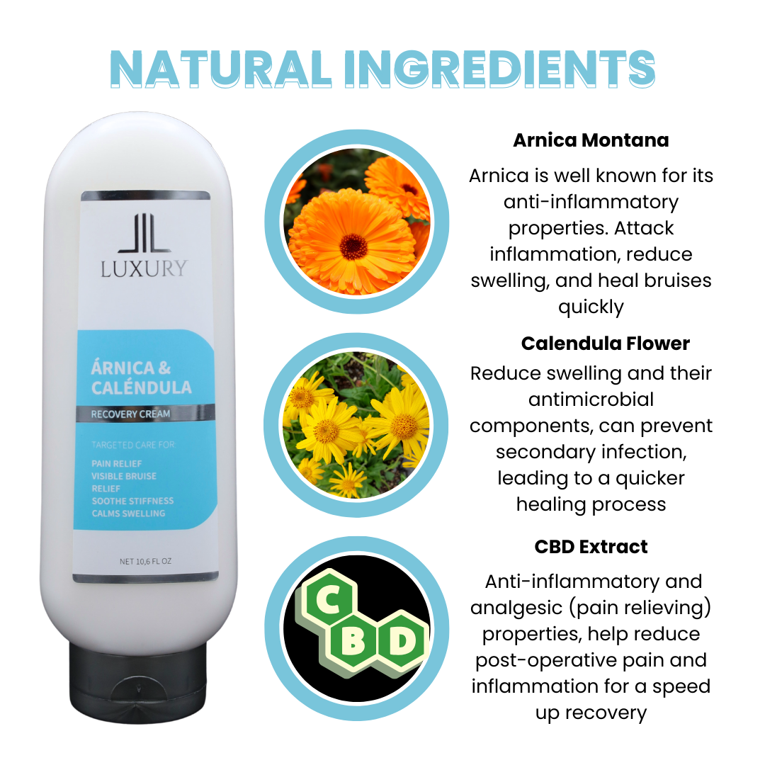 Arnica and Calendula Anti Inflammatory Post Healing Cream